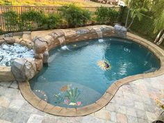 Ideas De Piscina, Small Inground Pool, Pool Mosaic, Patio Pergola, Swimming Pool House