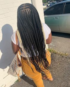 Braided Hairstyles No Weave, Hairstyles No Weave, 90s Braids Hairstyles, Ponytail Braided Hairstyles, Shay Hair, 90s Braids, Hairstyles 15, Ponytail Braided, Rave Hairstyles