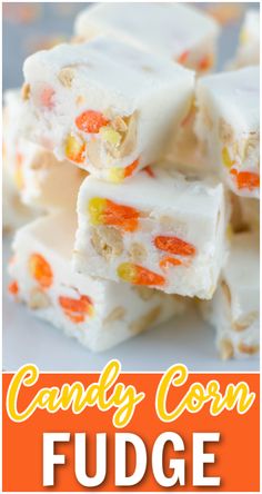 candy corn fudge is an easy and delicious treat for the kids to enjoy with