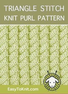 the knitting pattern for knit purl 52