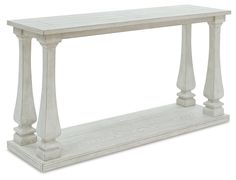 Arlendyne Sofa Table image White Sofa Table, Traditional Console Tables, White End Tables, Classic Sofa, Furniture Side Tables, White Sofas, Console And Sofa Tables, Low Shelves, Wide Plank