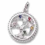 This tree of life charm for mom can be customized with her favorite colored stones or complete with family birth stones. Birthstones Jewelry, Birth Stones, Count Your Blessings, Silver Birthday, Mother Jewelry, Jewelry Bracelets Silver, Bracelets Gold, Mens Silver Necklace, Necklace For Girlfriend