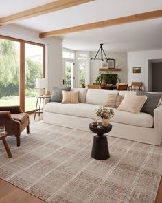 the living room is clean and ready for us to use in its new owner's home