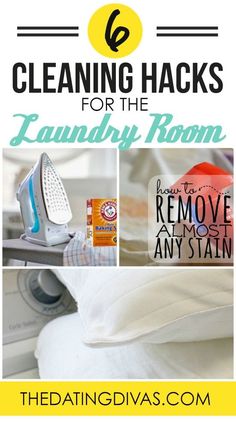 cleaning hacks for the laundry room