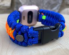 "FREE USPS PRIORITY MAIL SHIPPING FOR DOMESTIC US ORDERS (Includes U.S. Military APO/FPO Address Overseas) Thank you for visiting our shop \"Cording 2U\". A veteran owned business. Handcrafted Paracord wearables customized \"According To You\". Handcrafted with 100% Nylon Paracord \"MADE IN USA\" Our Products include: 🔹Custom handcrafted watch bands according to your wrist size, style, and color of choice. If you don't see it in our page yet, please contact us and we can discuss your options. ? Durable Adjustable Blue Watch Bands, Customizable Adjustable Blue Watch Bands, Handmade Blue Watch Bands For Everyday Use, Customizable Watch Bands, Paracord Watch, Fitbit Watch, Veteran Owned Business, 550 Paracord, Kids Watches