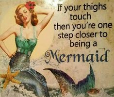 there is a sign with a mermaid on it