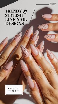 Discover the latest trends in line nail designs with our guide to stylish and chic line nail art! Perfect for adding a touch of sophistication to your manicure, these designs offer a sleek and modern look. Explore creative patterns and get inspired to elevate your nail art game with these trendy line designs. #NailArt #LineNailDesigns #ManicureTrends #NailInspo