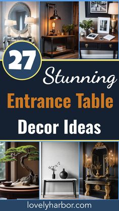 27 Stunning Entrance Table Decor Ideas To Elevate Your Entryway