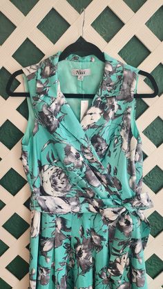 Comes with tie belt sash Mint Floral Dress, Belt Tying, Tie Belt, Floral Dress, Mint, Floral