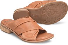 This soft Italian leather slide will bring a touch of luxury to every day, whether you dress it up or go casual. Casual Leather Sandals For Fall, Casual Sandals With Leather Footbed For Travel, Casual Suede Sandals With Leather Lining, Casual Slip-on Travel Sandals, Casual Slip-on Sandals For Travel, Casual Brown Sandals For Fall, Leather Sandals For Travel And Spring Season, Leather Sandals For Spring Travel, Chic Leather Sandals For Outings