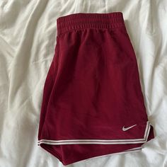 Never Worn By Me , Bought Second Hand But In Great Condition! Maroon Shorts, Shorts Nike, Nike Red, Maroon Color, Shorts Athletic, Nike Shorts, Athletic Shorts, Nike Dri Fit, Dri Fit