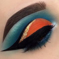 Fantasy Make-up, Make Up Designs, Drag Make-up, Smink Inspiration, Beautiful Eye Makeup, Makijaż Smokey Eye, Eye Makeup Designs, Colorful Eye Makeup