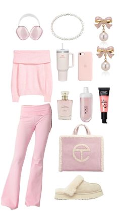 Where To Buy Pink Pilates Princess Clothes, Pink Pilates Princess Clothes, Pink Pilates Princess Wardrobe, Pink Coquette Winter Outfits, Coquette Fall Outfits Pink, Love Pink Clothes, All Pink Outfit, Parisian Wardrobe, Drip Fits