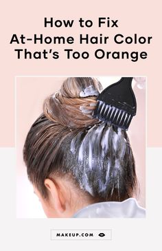 If your color turns out reddish-orange after dyeing it at home, don’t panic. We’ve got expert hair color tips for fixing the problem, ASAP. #haircolor #haircolortutorial #diyhaircolor #haircuts #haircutideas #hairtutorial #hairhacks #hairtips #buntutorial #braidtutorial #hairstyles #beauty #makeup #hair #easyhairstyles #braidedbun #braidedbuntutorial #hairtutorials #loreal #hairspray #stylingtricks #stylingtips #hairstyleinspo #hairinspo #hairideas #haircut #haircutideas Fix Orange Hair, Tone Orange Hair, Hair Color Tips, Home Hair Color, Free Hairstyle