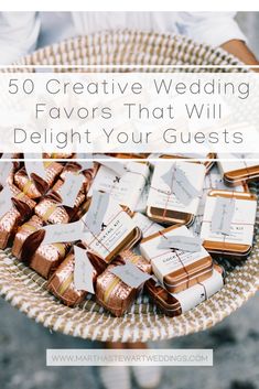 wedding favors that will delight your guests