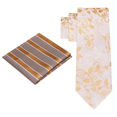 Timeless Elegance: The Off White, Cream, and Brown Vine Pattern Silk Necktie Discover a touch of sophistication with our silk necktie, featuring a delicate vine pattern in shades of off white, cream, and brown. This refined accessory is available in a traditional width of 3.4 inches and comes in two lengths—60 inches for regular fit and 63 inches for extra-long fit. Complete your look with a matching pocket square, or choose an accenting brown and caramel stripe pocket square, or simply the tie Elegant White Ties For Spring, Elegant White Spring Ties, Elegant Silk Ties For Spring, Brown Bow Tie, Grey Bow Tie, Yellow Bow Tie, Purple Bow Tie, Polka Dot Bow Tie, Green Bow Tie