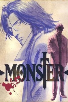 the cover to monster hunter, featuring a man with long hair