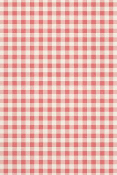 a red and white checkered table cloth