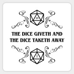 Dnd Stickers, Dnd Decor, Engraver Ideas, Dnd Party, Cricut Quotes, Dnd Memes, Dice Bags