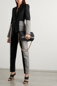 Alexander Mcqueen Clothing, Woman Suit, 파티 드레스, Cooler Look, Tapered Pants, Looks Chic, Business Attire