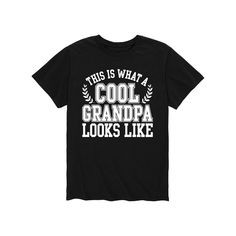 Show Grandpa how much you love him with this men's graphic tee. Show Grandpa how much you love him with this men's graphic tee. Crewneck Short sleevesFABRIC & CARE Cotton, polyester Machine wash Imported Color: Black. Gender: male. Age Group: adult. Material: Cotton Blend. Father's Day Graphic Tee With Logo Print, Father's Day Black T-shirt With Text Print, Father's Day Slogan Graphic T-shirt, Father's Day Slogan Graphic Tee, Father's Day Black Graphic Print T-shirt, Father's Day Black Graphic Tee, Mens Graphic Tee, Love Him, Graphic Tee