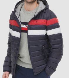 $195 Tommy Hilfiger Men's Blue Color Block Hooded Ski Coat Jacket Size L Description Mid-weight Front zip closure Attached hood Water and wind resistant Shell/lining: nylon; filler: polyester Machine washable Imported About Us We sell only 100% authentic clothing from new with tags to gently used. We have a 100% authentic or money back guarantee on every item we sell. Items are listed daily so make sure to put us on your favorite! Most of our items come from a nationwide high end dept store. We Tommy Hilfiger Casual Hooded Windbreaker, Tommy Hilfiger Winter Outerwear With Pockets, Fitted Blue Tommy Hilfiger Outerwear, Tommy Hilfiger Hooded Streetwear Outerwear, Tommy Hilfiger Hooded Outerwear With Pockets, Tommy Hilfiger Jacket, Ski Coat, Tommy Hilfiger Jackets, Tommy Hilfiger Man