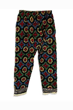 Buy Phulkari Embroidered Pants in Black at PinkPhulkari California Phulkari Pants, White Kurti, Lucknowi Kurta, Gharara Suits, Patiala Salwar Suits, Bridal Dupatta, Phulkari Dupatta, Chikankari Suits, Plus Size Suits