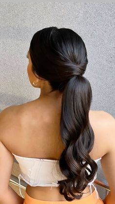 @breathions Peinados Hair Styles, Formal Hairstyles For Long Hair, Elegant Ponytail, Beautiful Braided Hair, Hair Specialist, Bridal Hair Updo, Fancy Hairstyles