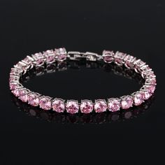 If you  re looking for a fine jewelry which looks sepecial,   precious stone please consider cubic zirconia in Wedding Bracelet Gemstone Bangle, Hand Bracelet, Cz Jewelry, Stone Gold, Pink Bracelet, Colorful Bracelets, Wedding Bracelet, Amethyst Gemstone, Tennis Bracelet