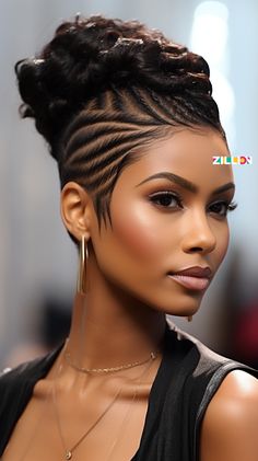 Monique Samuels, Hair Braid Patterns, Braided Hairstyles For Black Women Cornrows, Goddess Braids Hairstyles, Short Sassy Hair, Teyana Taylor, Hair Braid Videos, Beautiful Braids, Coily Hair