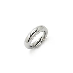 Sturdy dome design ring, extremely comfortable. Beautiful color like platinum. The smooth edges, makes this ring unique, will slide in your finger like water. ‣ View all Taormina Wedding Rings https://etsy.me/30YTMqB Metal: 316 stainless steel, hypoallergenic and tarnish free.  Metal finish options: polished, brushed. The wall thickness on the sides is approx 2mm, tapering up to 5mm. Width: 5mm * This Ring is Specifically crafted for you, Will ship in 1 to 2 weeks - Free Shipping (USA) - Note: Prior placing the order, We strongly suggest to have your ring finger sized by a professional jeweler, all error on selecting a size may incur in additional fees NEWS! An exclusive Special Orders Service is now available to make dreams a reality: a Taormina creation designed to order is produced exac Modern White Gold Dome Ring For Promise, Modern White Gold Dome Promise Ring, Modern Ring With Thick Band And Shiny Finish, Modern Rings With Shiny Finish And Thick Band, Modern Rings With Thick Band And Shiny Finish, Modern White Gold Open Dome Ring, Modern Silver Dome Ring For Wedding, Modern White Gold Dome Ring For Wedding, Modern Domed Wide Band Wedding Ring