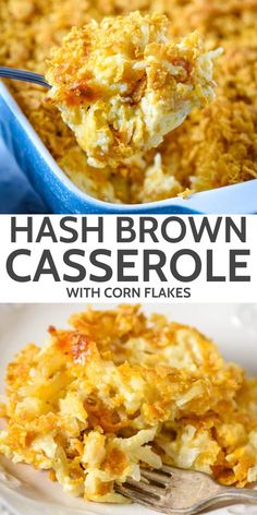 hash browns casserole is an easy and delicious side dish