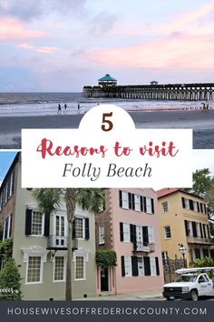 reasons to visit Folly beach Beach Dessert, Best Summer Vacations, Summer Vacation Destinations