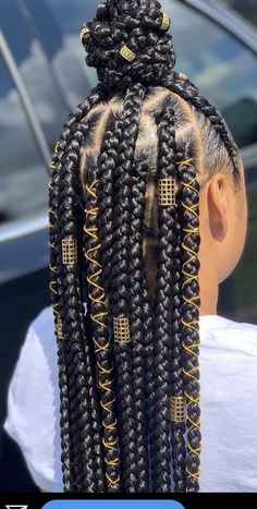 Cornrow Braids To The Back, Big Plaits Box Braids, Plaits Box Braids, Feedins Braids, Lil Girl Hairstyles Braids, Knotless Plaits, Braids To The Back, Latest Braid Styles, Hair Cornrows