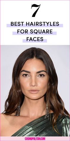 Hairstyles For Square Shaped Faces, Square Shaped Face Hairstyles, Hairstyles For Rectangular Faces, Hairstyles For Square Faces, Square Face Makeup, Rectangle Face Shape, Rectangle Face, Haircut For Face Shape, Angular Face