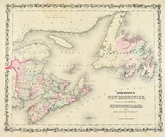 an old map of the british isles