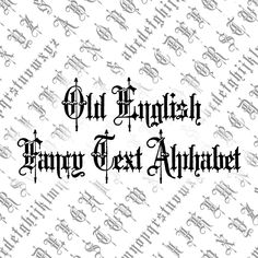 an old english font that has been made into a wallpaper