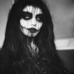 Corpse Paint Girl, American Mary, Ghost Makeup, Goth Club, Holloween Makeup, Creepy Makeup