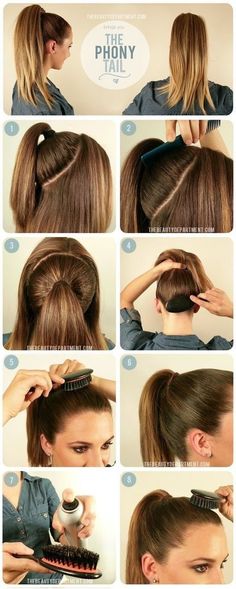 enhanced-18030-1424282679-1 Fuller Ponytail, Ponytail Tutorial, Perfect Ponytail, Ponytail Hairstyle, Prom Hairstyles, Ponytail Hairstyles