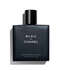 A leave-in hair product that hydrates and prolongs the aromatic-woody trail of BLEU DE CHANEL. Strands feel fresh and are left soft&#x2C; supple and delicately scented. BLEU DE CHANEL is a powerful expression that combines the freshness of citrus with the woody whisper of dry cedar notes. New Caledonian sandalwood creates a warm and sensual sillage. Suitable for all hair types.Fragrance Family: WoodyKey Notes: Citrus&#x2C; Cedar&#x2C; N Chanel Bleu, Chanel Fragrance, Boyfriend Christmas, Chanel No 5, Hair Product, Christmas Gifts For Boyfriend, Fashion Marketing, Gel Cream, Floral Scent