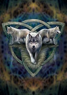 Wolf Trio Card - 6 Pack - Skull & Barrel Co. Anne Stokes Art, Anne Stokes, Wolf Quotes