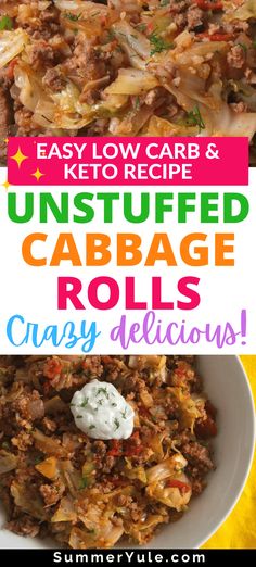 the ultimate keto recipe for unstufffed cabbage rolls