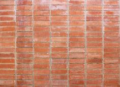 a red brick wall that is made out of bricks