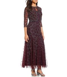 Women's Formal Dresses & Evening Gowns | Dillard's Elegant Embellished Maxi Dress For Fall, Elegant Embellished Fall Maxi Dress, Fall Embellished Maxi Dress, Fall Embellished Floor-length Dresses, Embellished Maxi Dress For Formal Fall Events, Embellished Maxi Dress For Formal Fall Occasions, Fall Gala Dress With Fitted Bodice, Fall Evening Dress With Fitted Bodice, Fall Evening Embellished Dress