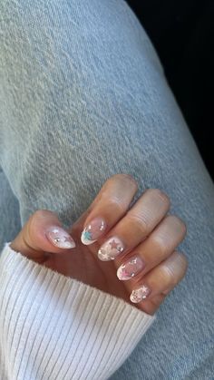 Celebrity Icons Pfp, Summer Star Nails, Colorful Star Nails, Cute Gel X Nails, Aesthetic Gel Nails, Minimalistic Nail Art, Utah Nails, Now Nails, Summery Nails