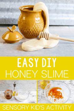 honey slime recipe for kids to make