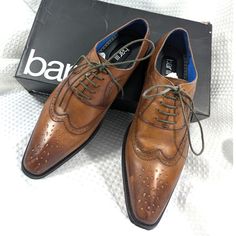 These Fab Lace-Up Oxfords From Bar Iii Are Just Gorgeous! The "Royale" In Tan! Genuine Leather, Nipped Toe, Perforated Pattern! Dark Tan With A Slight Ombre Fade, Size 8.5m, Rubber Sole! New In The Box, Brand New! ***New With Tags, And Guaranteed Superb By Lily @Hauteclub!* *Measurements Always Available On Request!* ***Shop @Hauteclub For All Your Shoe Needs: Shoes Boots Sandals Slides Pumps Heels Peep Toe Booties Construction Combat Riding Cowboy Roper Western Stiletto Above Over Knee Mid Calf Peep Toe Booties, Buckled Flats, Shoe Boot Sandals, Loafer Mules, Dark Tan, Boot Sandals, Mid Calf, Shoes Boots, Pumps Heels