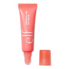 Strawberry Squeeze Me Lip Balm - e.l.f. Cosmetics | Ulta Beauty Bday Wishlist, E.l.f. Cosmetics, Goji Berry, Elf Cosmetics, Elf Makeup, Moisturizing Lip Balm, Benefit Cosmetics, Lip Balm Gloss