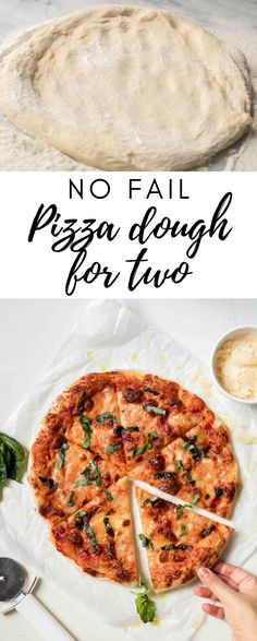 no fail pizza dough for two is the perfect way to use up leftover bread