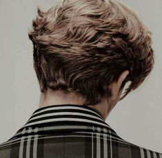 the back of a man's head with short hair